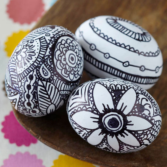 15 fun and really cute creative DIY Easter Egg Decorating Ideas to inspire you - different techniques for kids and adults.