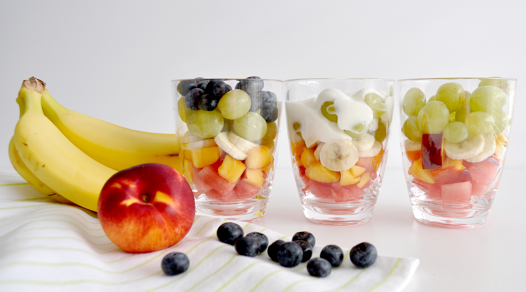 Get the kids in the kitchen making healthy snacks, fruit salad is easy to prepare and a great way to help them learn about preparing food in the kitchen.