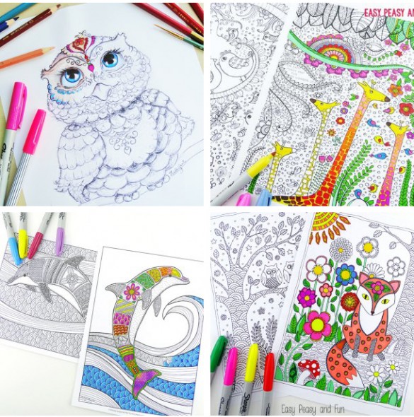 20+ Free Adult Colouring Pages - The Organised Housewife