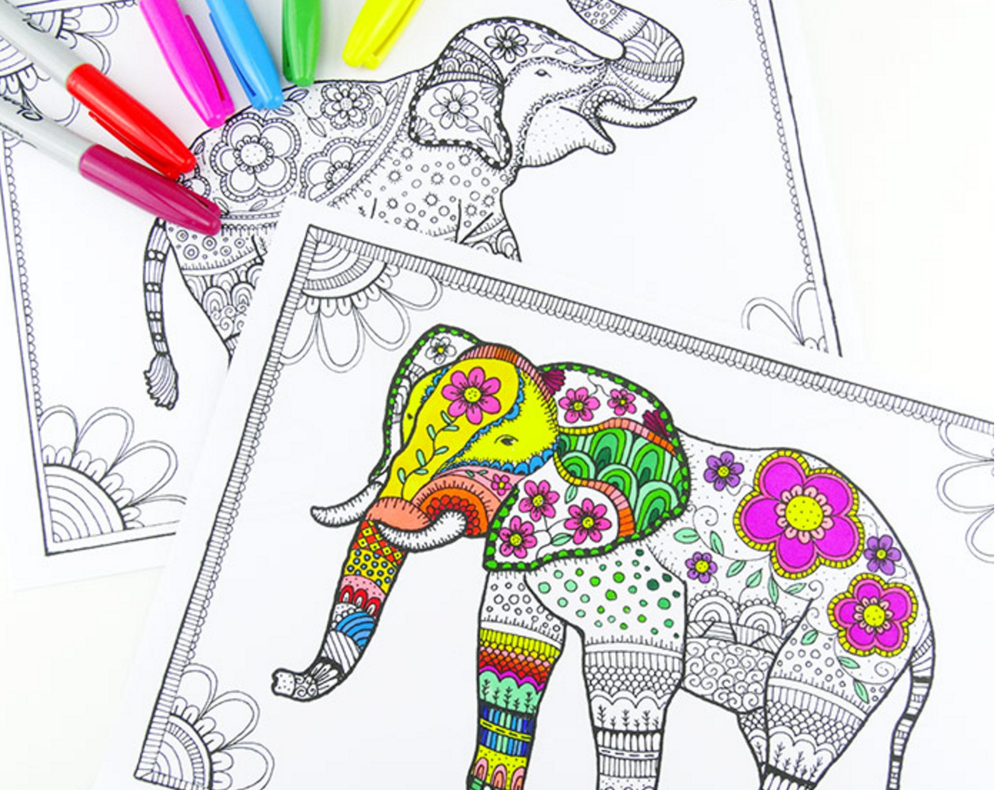 20 Gorgeous Free Printable Adult Coloring Pages - Nerdy Mamma