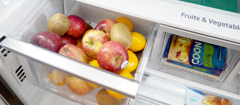 Organise the fridge to help keep it tidy, prevent food from spoiling, leftovers get eaten and it makes it easy to write a shopping list as I can quickly glance and see what I need to top up.