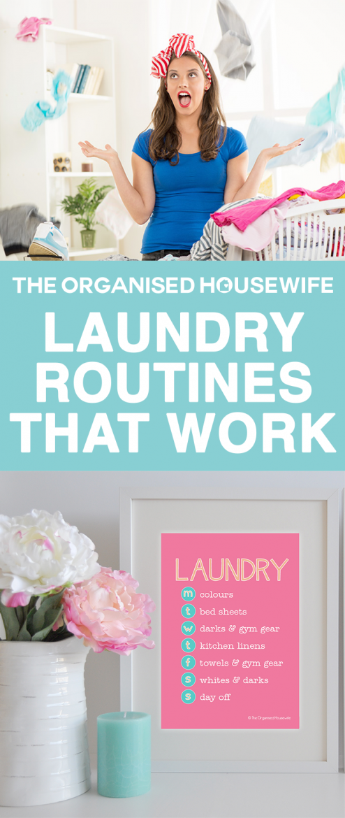 Laundry Routines that Work #1 - The Organised Housewife