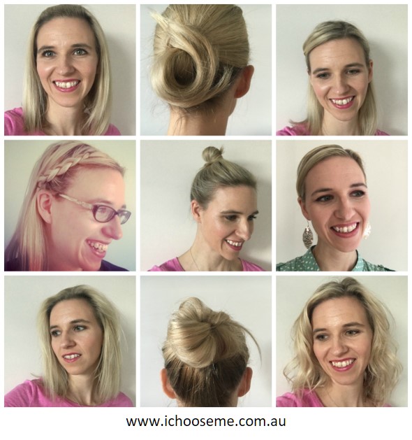 A variety of different ways to quickly style your hair, they are easily achievable to give a nice fresh look during your busy morning rush. 