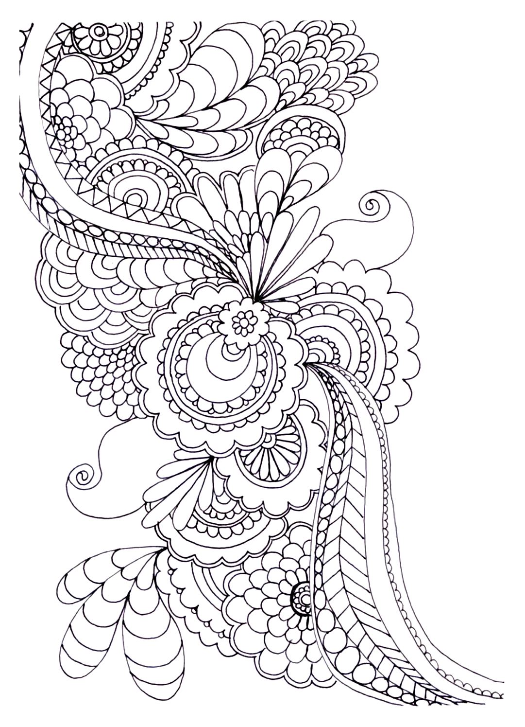 Free Printable Geometric Coloring Pages for Adults.