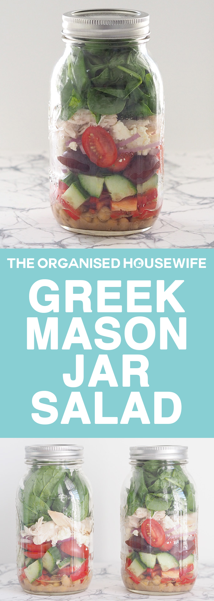 Mason Jar Salad is quick and easy to prepare, being stored in the jar helps it stay fresh for up to 5-7 days, perfect for weekday lunches.