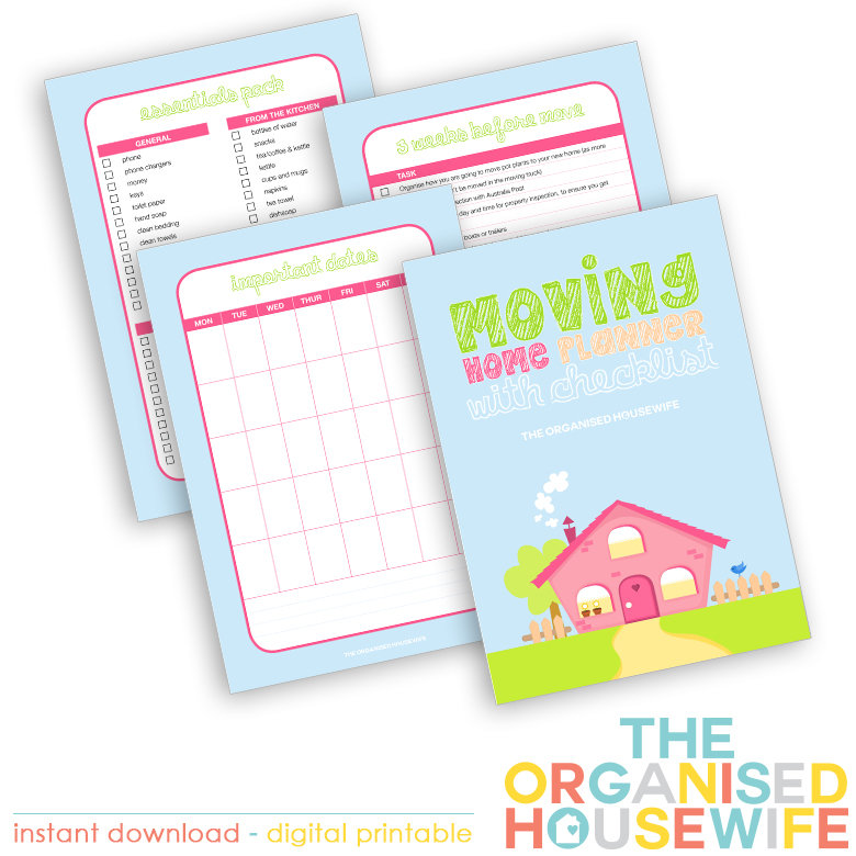 Wanting to create your next move as stress free as possible? This helpful moving planner will help you organise your move, with checklists for all elements of moving, you'll find everything you need to eliminate the overwhelm and be able to focus on being ready and stress free for the day you move house.