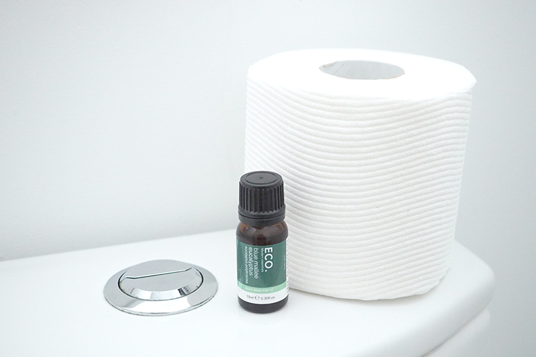 Eucalyptus essential oil for fresh clean bathroom