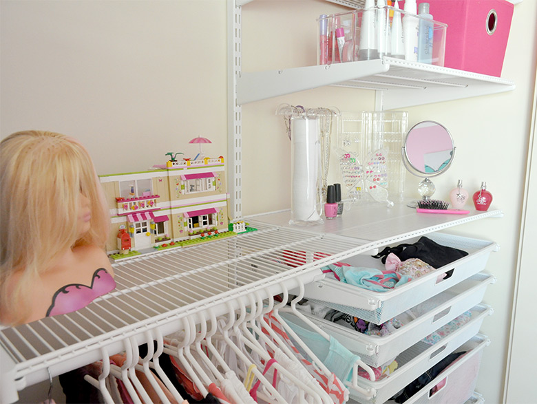 kids wardrobe organisation