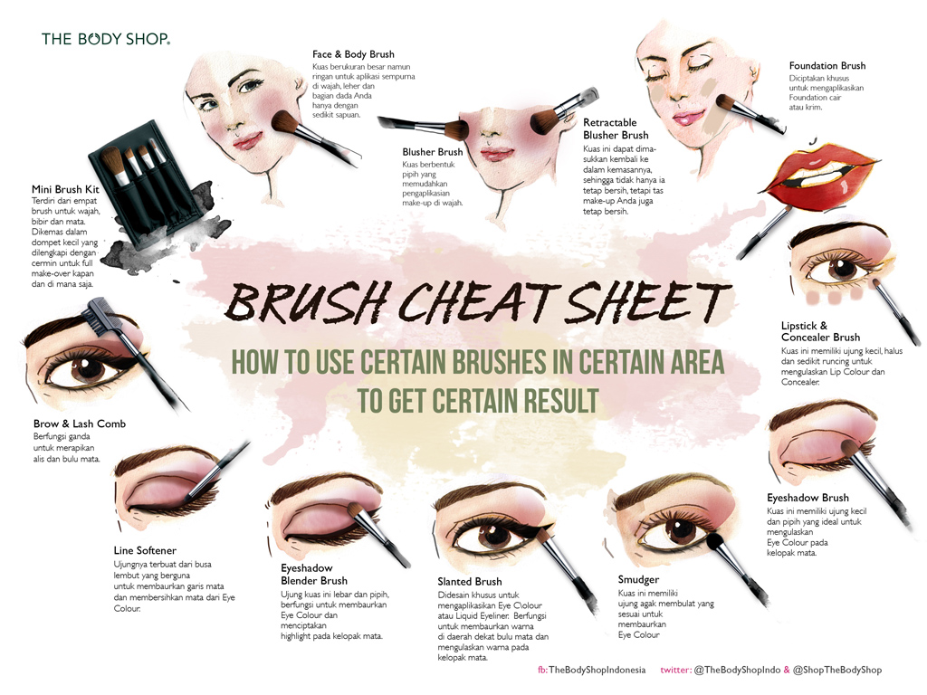 makeup brush use guide