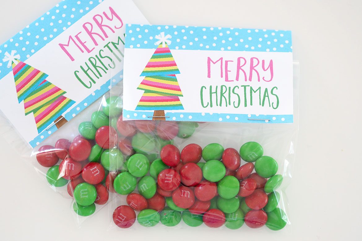 Christmas Treat Bag Toppers Free Printable