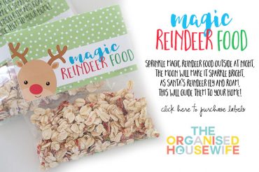 Christmas Treat Bags + Printable Bag Toppers - The Organised Housewife