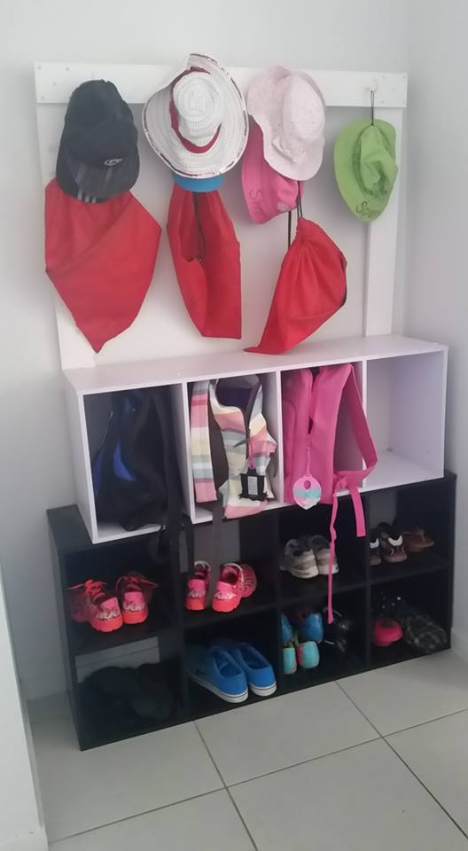 Practical and effective school bag storage and organisation ideas to help keep everything school related easily locatable, organised and tidy in one spot.