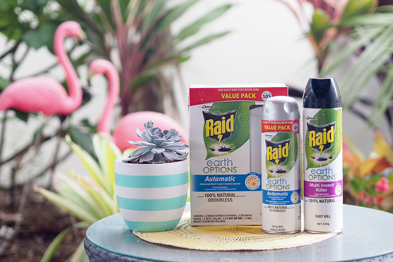 For fast and effective control of problem insects in the home, look for Raid Earth Options products containing Australian Natural Pyrethrins®
