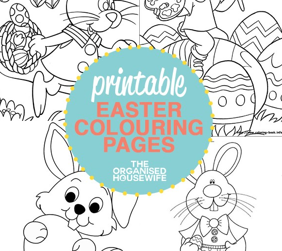 Colouring in is a great idea for the kids. Print out some of these easily accessibly colouring in pages and have them in a folder for your kids. Get them excited for the Easter bunny with these 15 Easter Colouring in Pages.