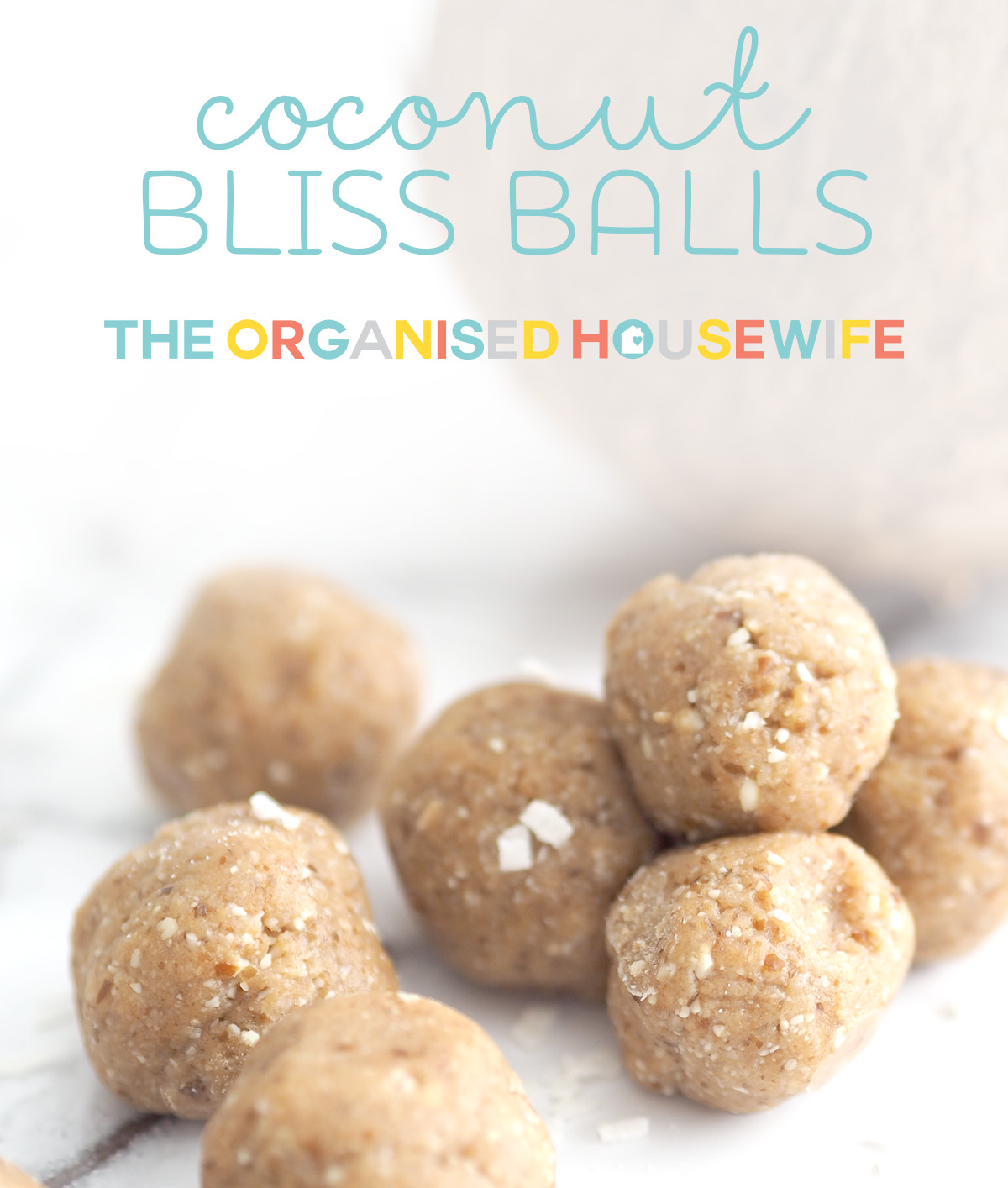 Looking for a healthy snack that will help give you a boost of energy on a tired afternoon? These coconut Bliss Balls are filled with natural sweetness for that natural energy boost you're looking for!