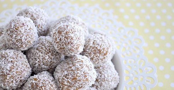 Looking for a healthy snack that will help give you a boost of energy on a tired afternoon? These coconut Bliss Balls are filled with natural sweetness for that natural energy boost you're looking for!