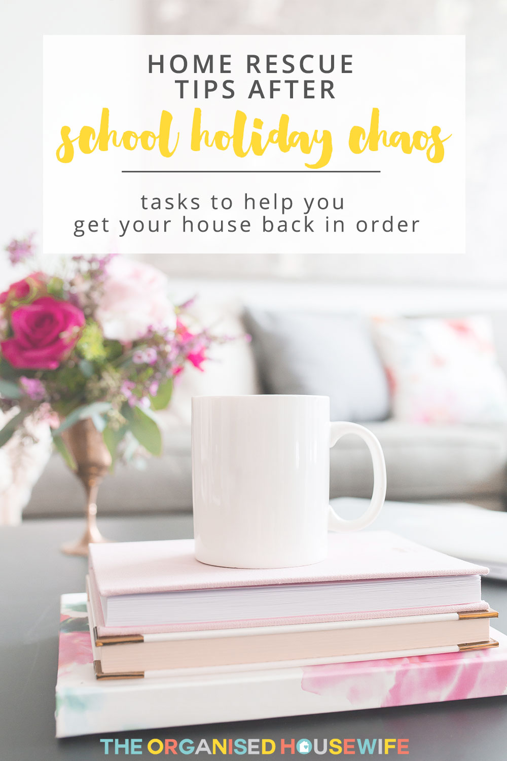 Trying to keep the house clean and tidy during school holiday can seem a little redundant, as soon as you tidy something up you turn your back and it's a mess again. Here are my tips to restoring your house after school holidays come to an end.