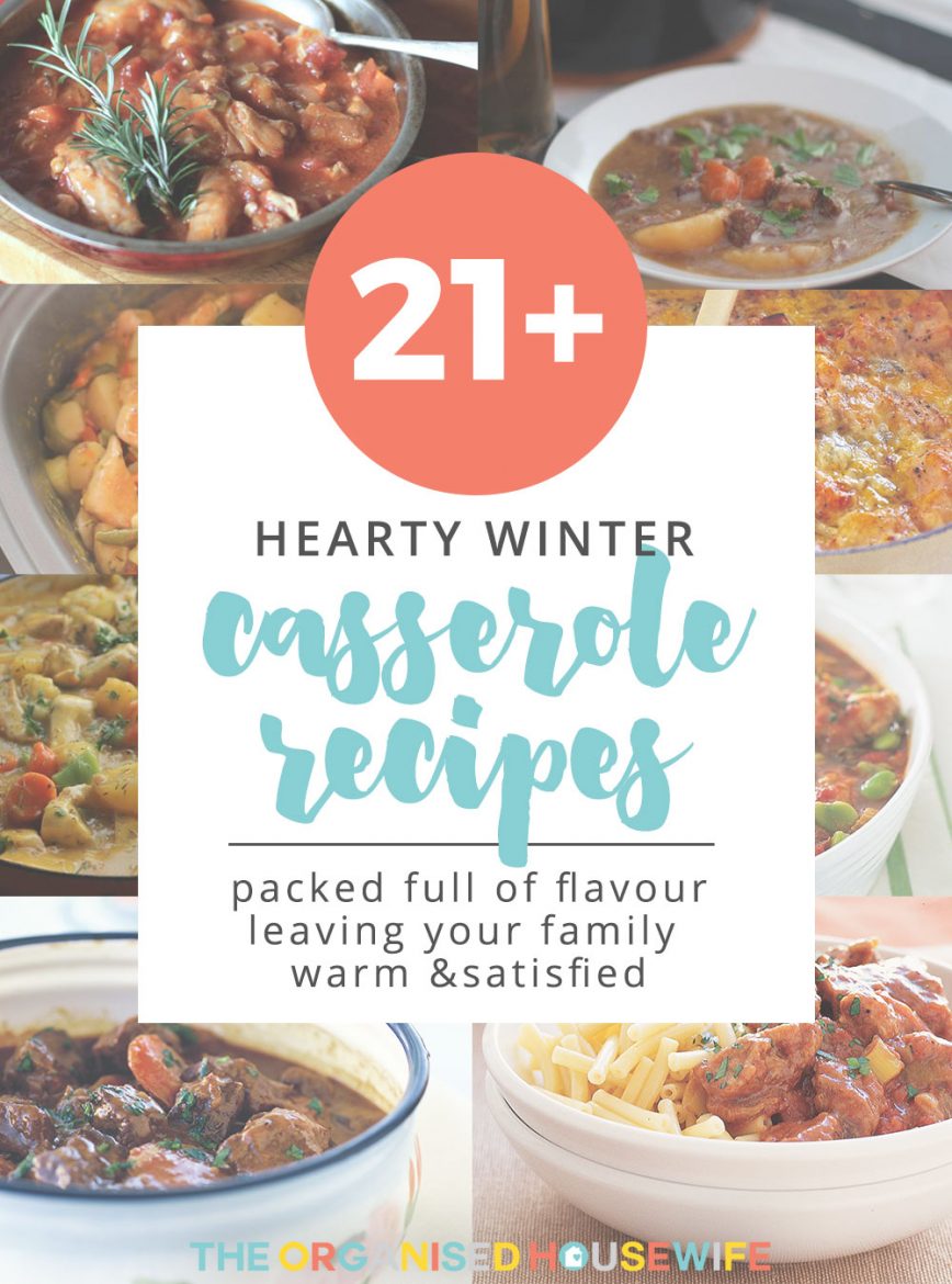 Casseroles are the perfect hearty, one-pot dinner idea. Nothing says winter more than a comforting and warm dinner. From a simple beef dish to a creamy chicken classic, casseroles are guaranteed to be packed full of flavour and will leave your whole family feeling satisfied. Keep toasty this winter time with one of the recipes in this casserole collection.