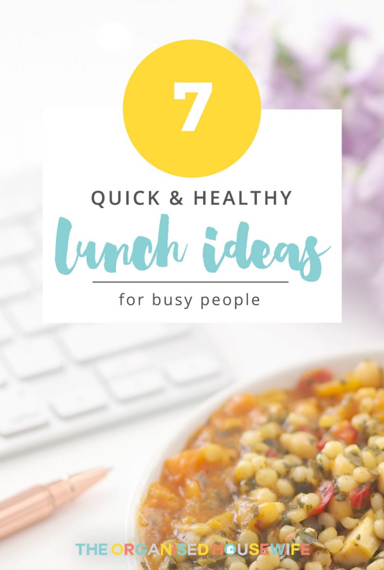 This post is simply about providing you with quick and healthy lunch options that will help fuel you for the rest of the day. Also, this isn’t limited to mums, it’s for everyone that needs a few lunch alternatives to fit into their busy lives! Here are my 7 Quick and Healthy Lunch Ideas For Busy People.