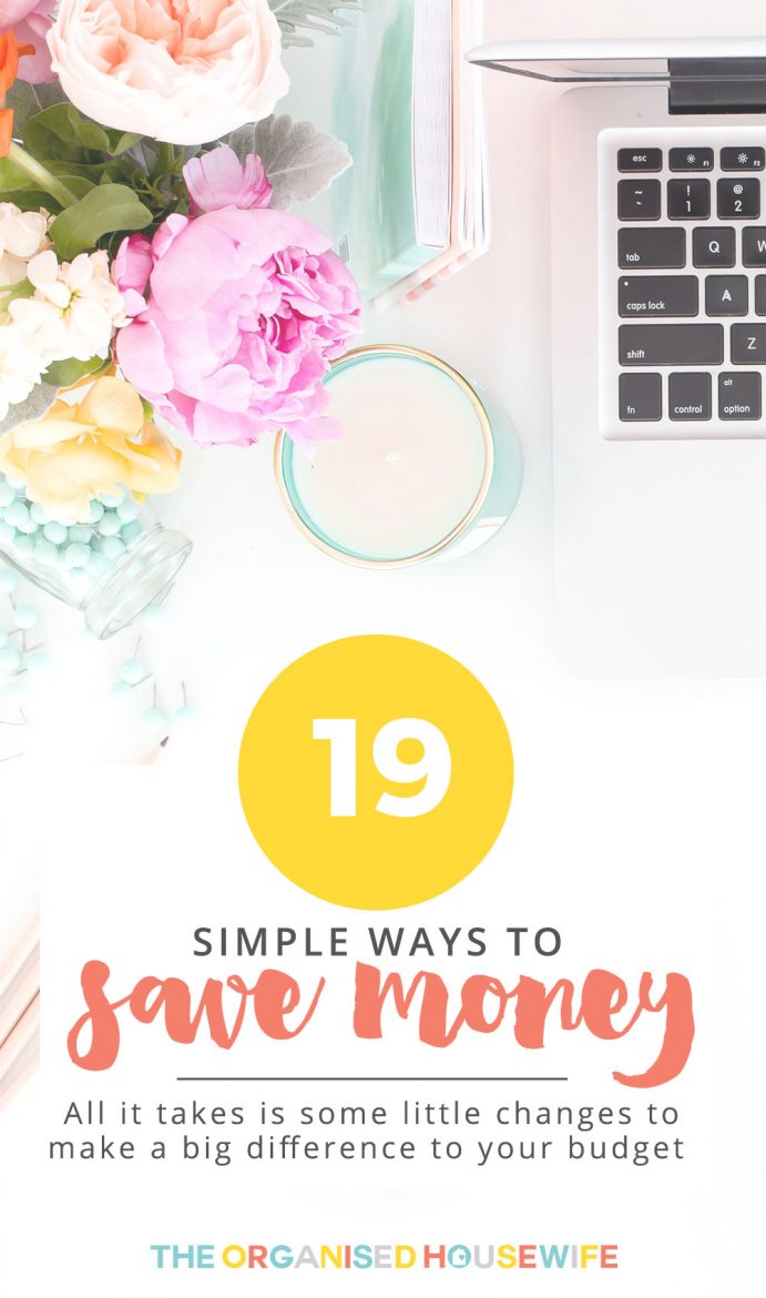 There are a quite a few simple tips and ideas that you can do each day to help you save money and the environment. All it takes is some little changes to make a big difference to your budget.