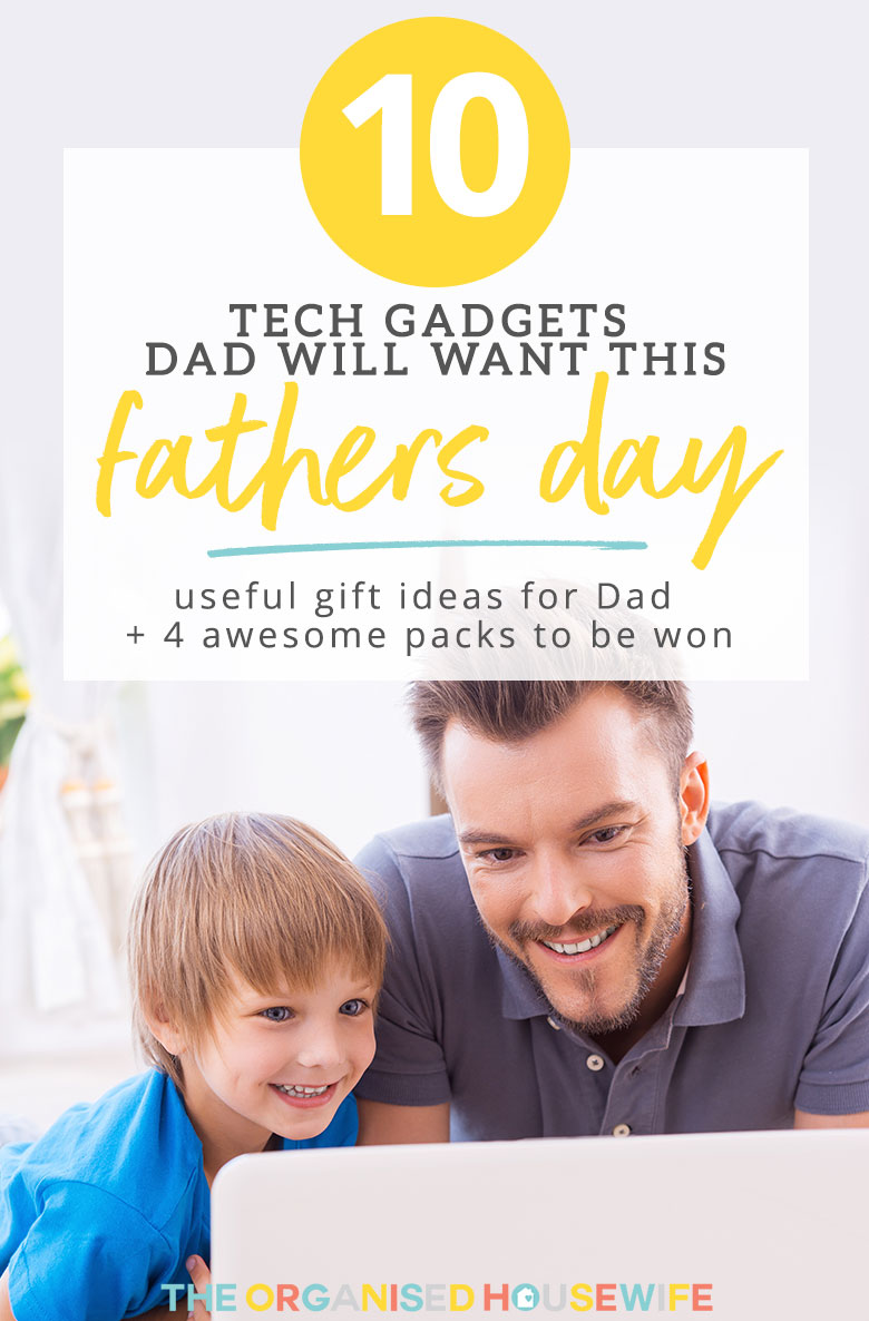 I don’t know about you, but my husband loves anything technology. Keep your Dad up to date with the latest technology and give him a gift that will keep his phone charged, his iPad cosy or music playing comfortably in his ears. Here are ten tech gadgets Dad will want this Fathers Day + enter to score this awesome pack for Dad!