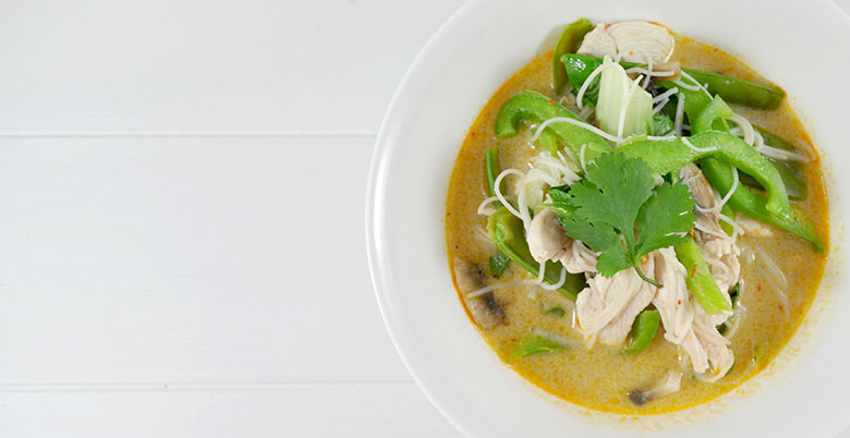 A healthy, delicious Chicken Laksa soup that not only soothes the throat but can help with the decongestion. This Chicken Laksa has a little kick that takes it a step further helping clear that blocked nose.