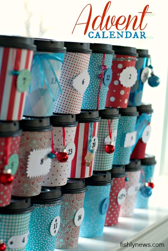 Countdown to Christmas using a creative homemade Advent Calendar filled with little gifts or activities, I found plenty of ideas to inspire you!