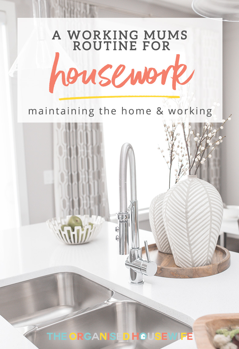 Recently a member of our community was seeking help, she is a stay at home mum and will be returning back to work soon and is eager for ideas on how she can maintain the home and work full time.  I asked the community for some tips to share. 