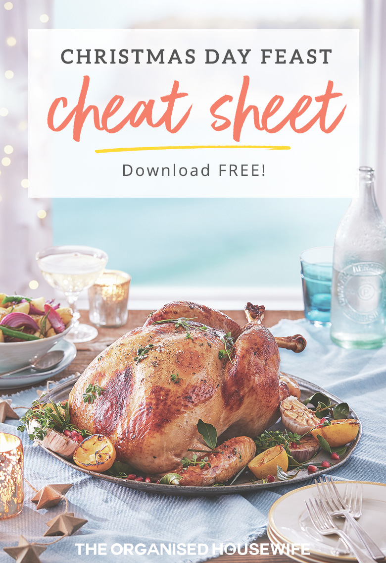 Give yourself the gift of a stress-free, merrier Christmas by planning and preparing your Christmas feast early. Put this FREE Christmas Day Feast Cheat Sheet on your fridge to guide you through December and to help you remember when the latest ALDI Australia products are available.