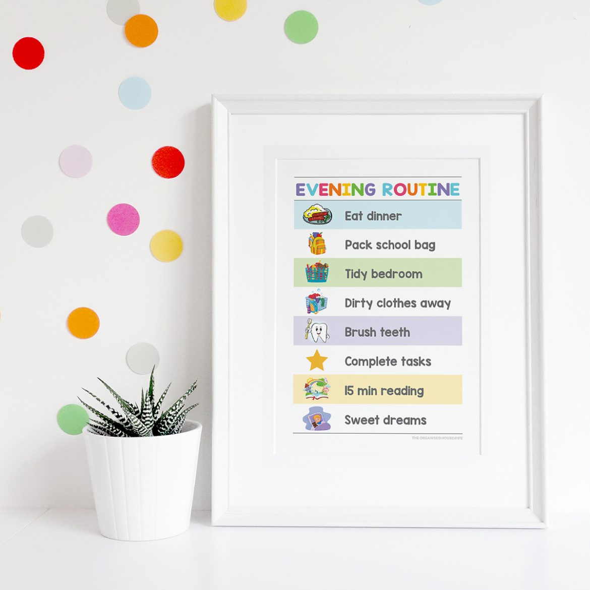 My routine charts will help your child to independently get ready for school, stop you repeating yourself and remind them of tasks that need to be completed before they can play or turn on the TV, creating a chaos-free day before and after school.  