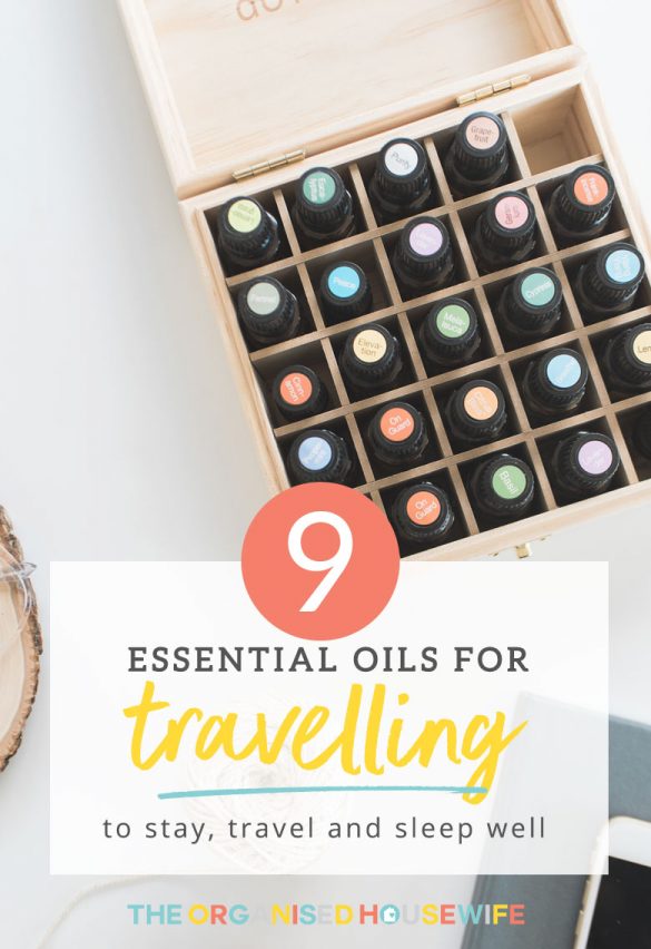essential oils for plane travel