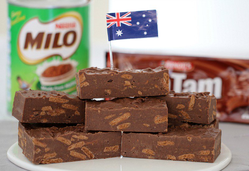 Microwave Tim Tam and Milo Fudge recipe