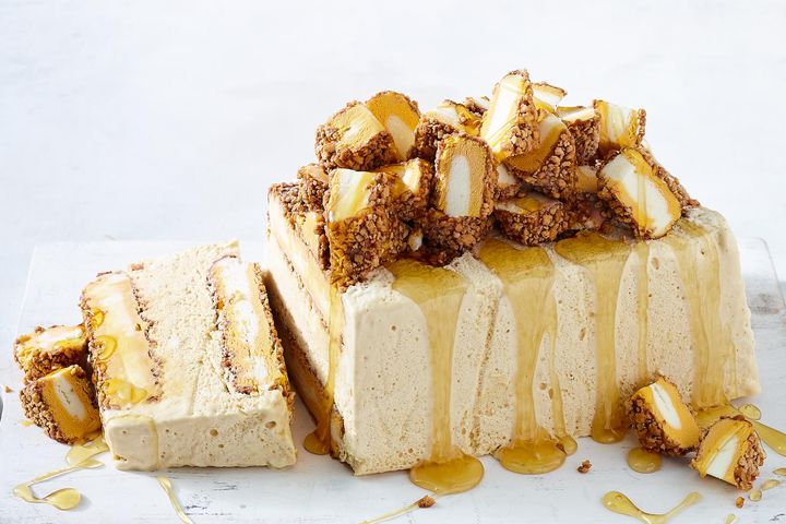 Golden Gaytime Semifreddo Ice-Cream Cake recipe