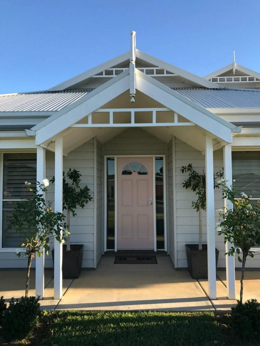 How I painted our front door yellow with minimal effort and in a matter of hours. 