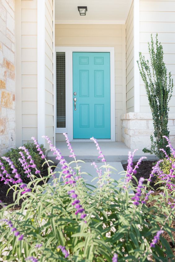 How I painted our front door yellow with minimal effort and in a matter of hours. 