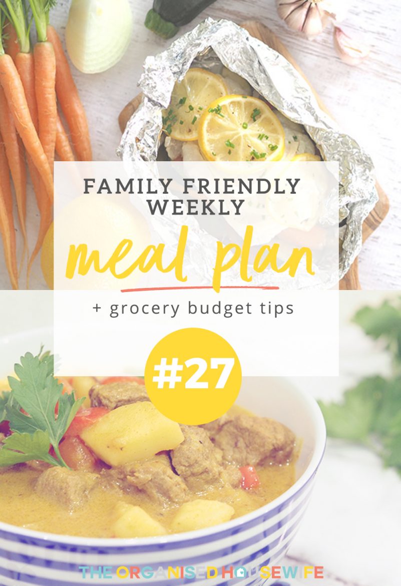 Now that the hustle and bustle of Back to school has eased it's time to get back into the regular routine and swing of things here on the blog, which includes sharing my weekly family meal plans.