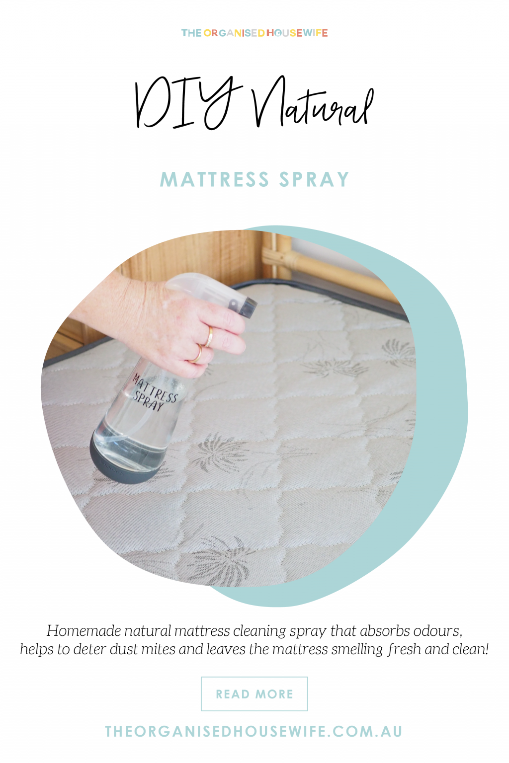 Natural DIY Mattress Spray - The Organised Housewife