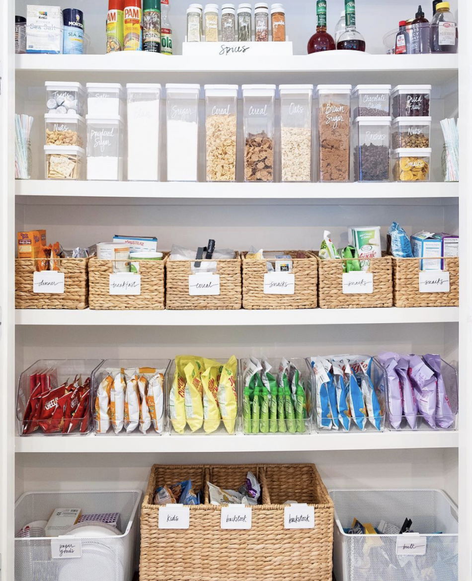 How to organise a small pantry with deep shelves - The Organised Housewife