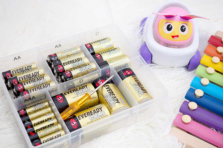 how to organise and store your batteries