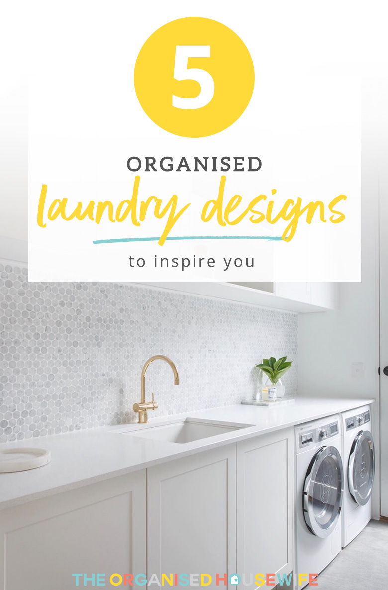 A collection of beautifully organised laundry designs, that are functional and well planned. 