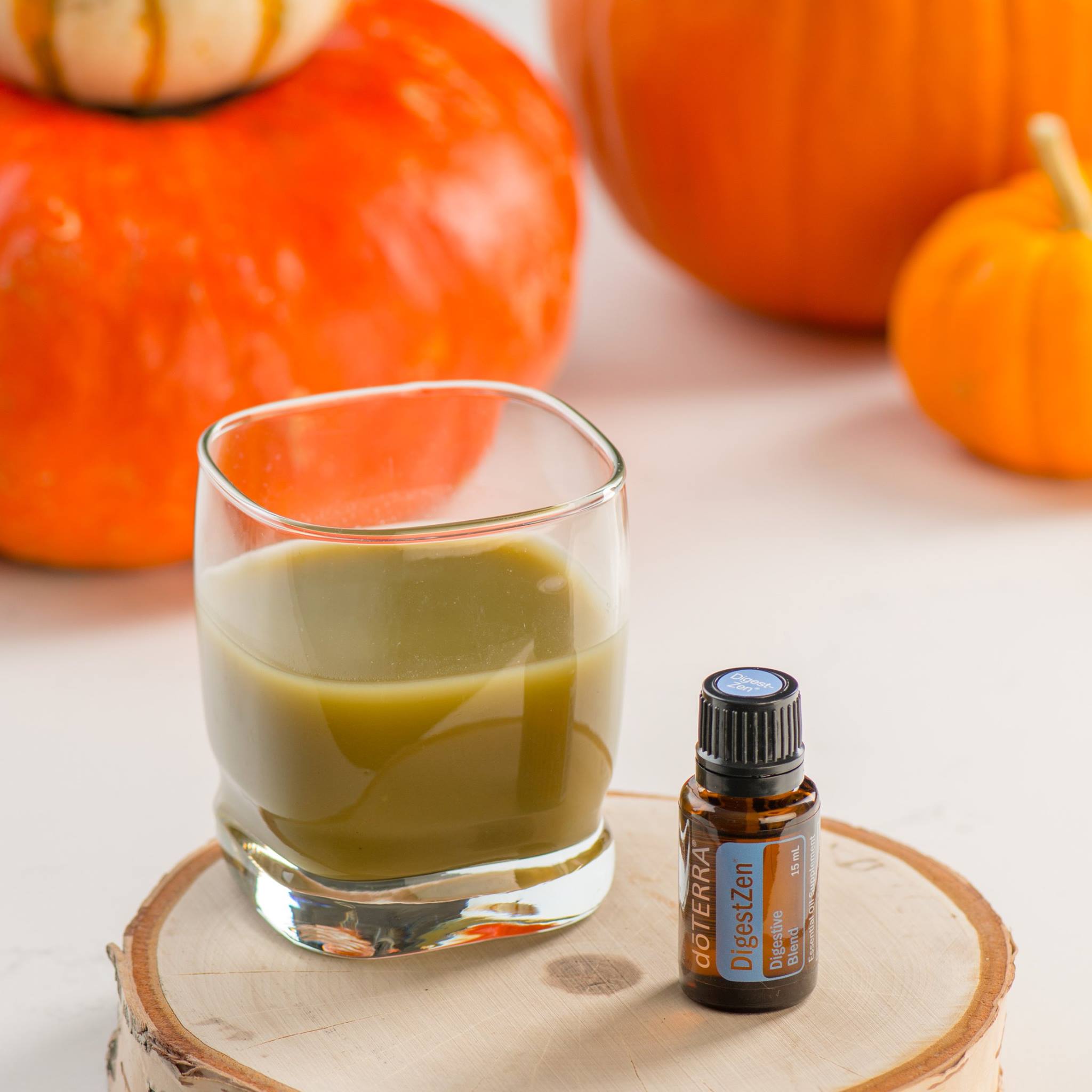 DigestZen essential oil blend is a wonderful companion to aid in the digestion of food, soothe occasional upset stomachs, and reduce uncomfortable gas and bloating.