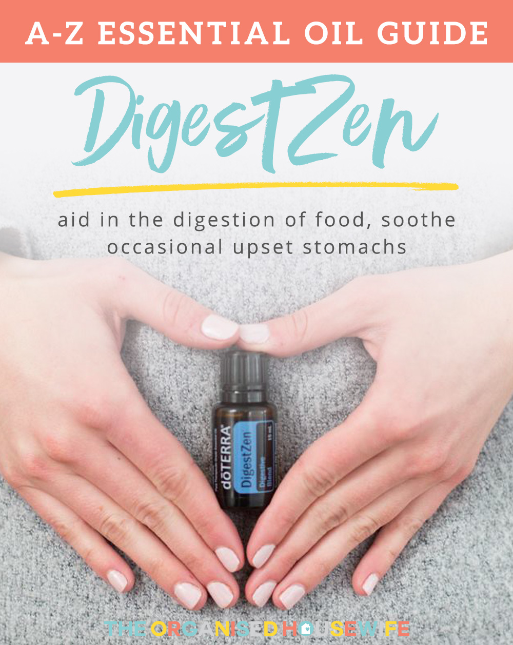 DigestZen essential oil blend is a wonderful companion to aid in the digestion of food, soothe occasional upset stomachs, and reduce uncomfortable gas and bloating.