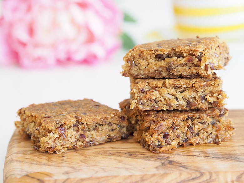 Thermomix Coconut Date Bars recipe - easy healthy snack idea