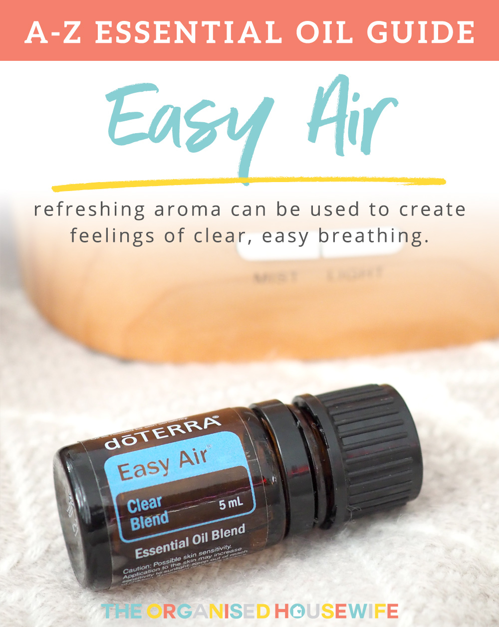 Over the past few weeks my kids have had the dreaded sniffles. I've been frequently diffusing Easy Air Respiratory Essential Blend to help clear their nose so they can sleep comfortably at night.