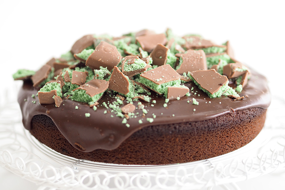 Easy mint and chocolate cake perfect for choc lovers