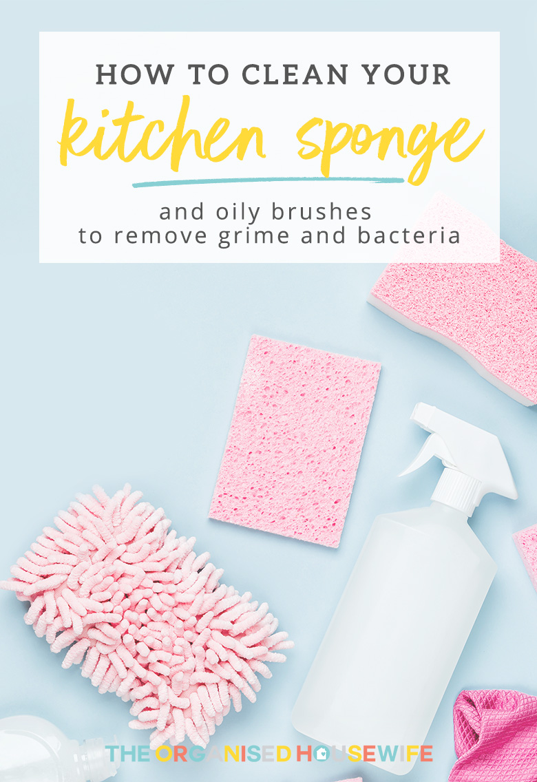 How to Clean Your Dish Scrubber