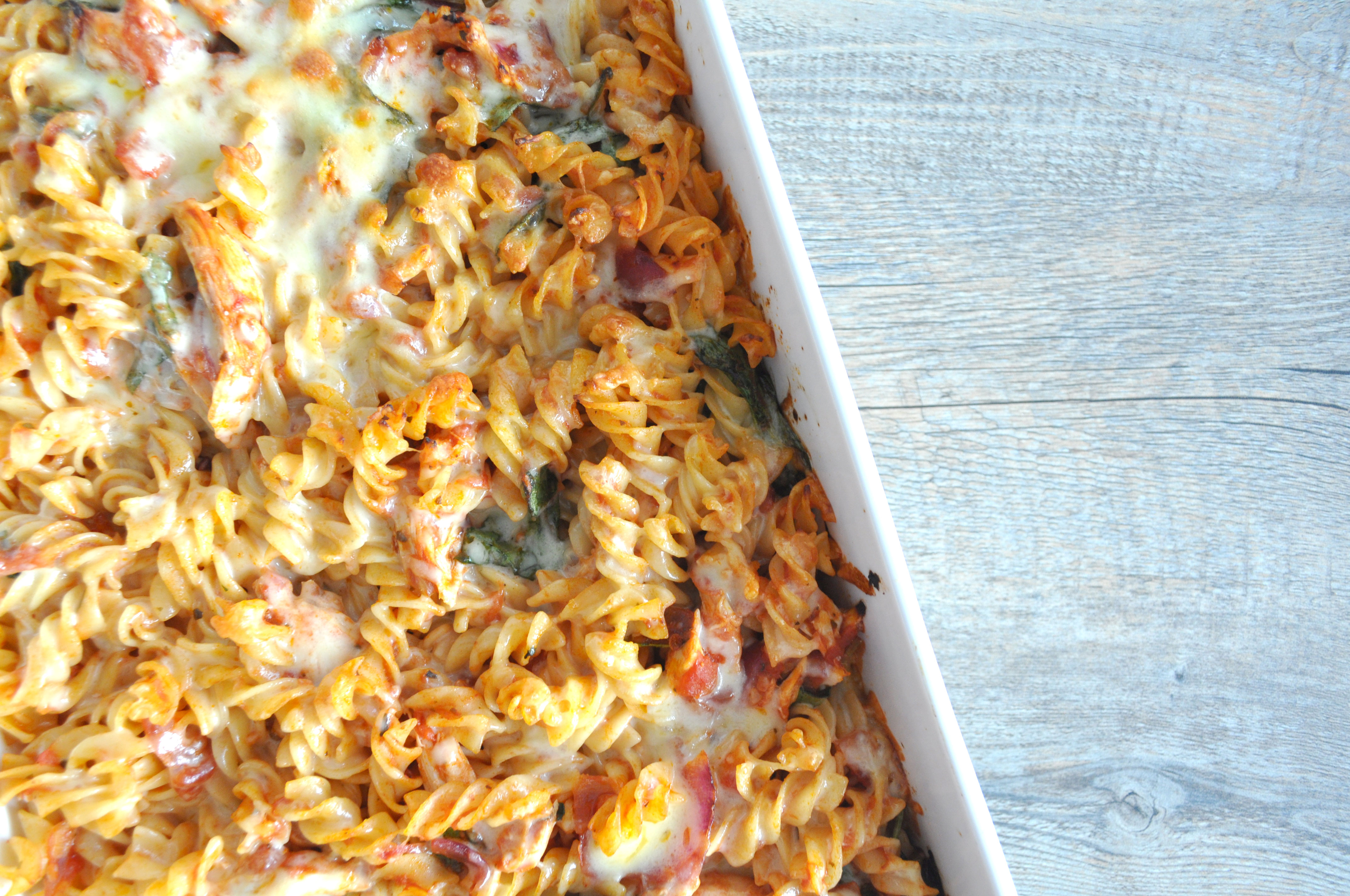 Chicken and Cheese Pasta Bake recipe