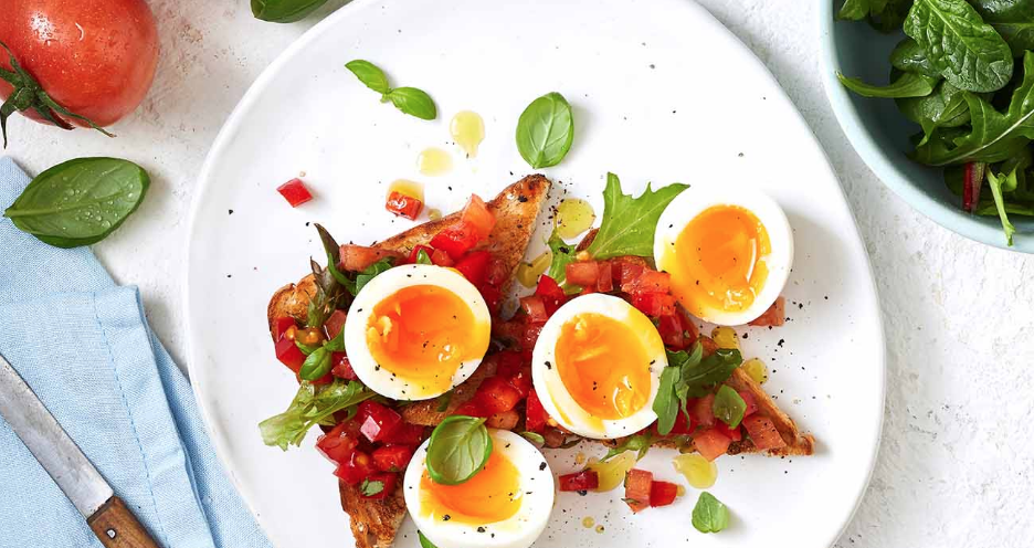 Fathers Day Recipe Ideas - 10 min breakfast bruschetta