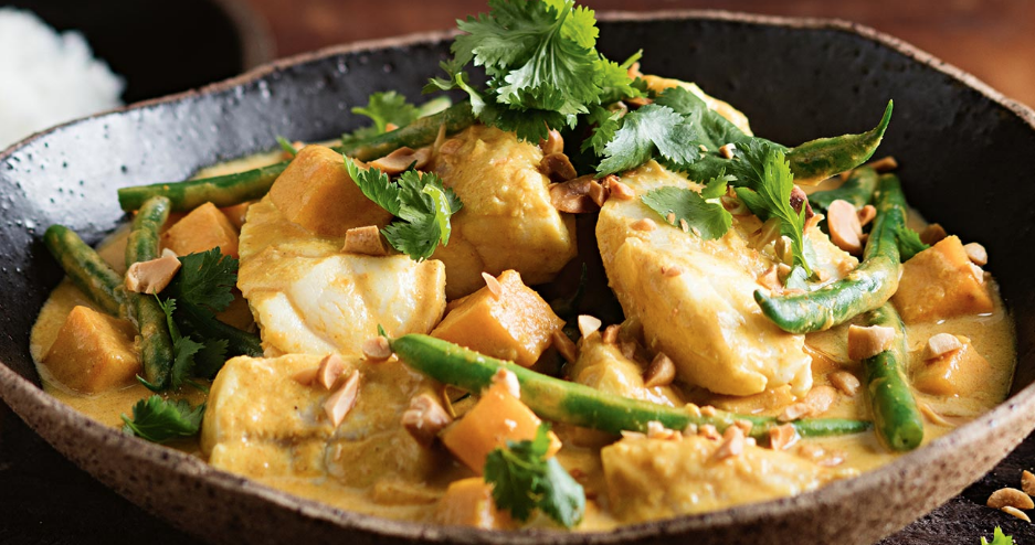 fathers day recipe idea - fish and peanut curry