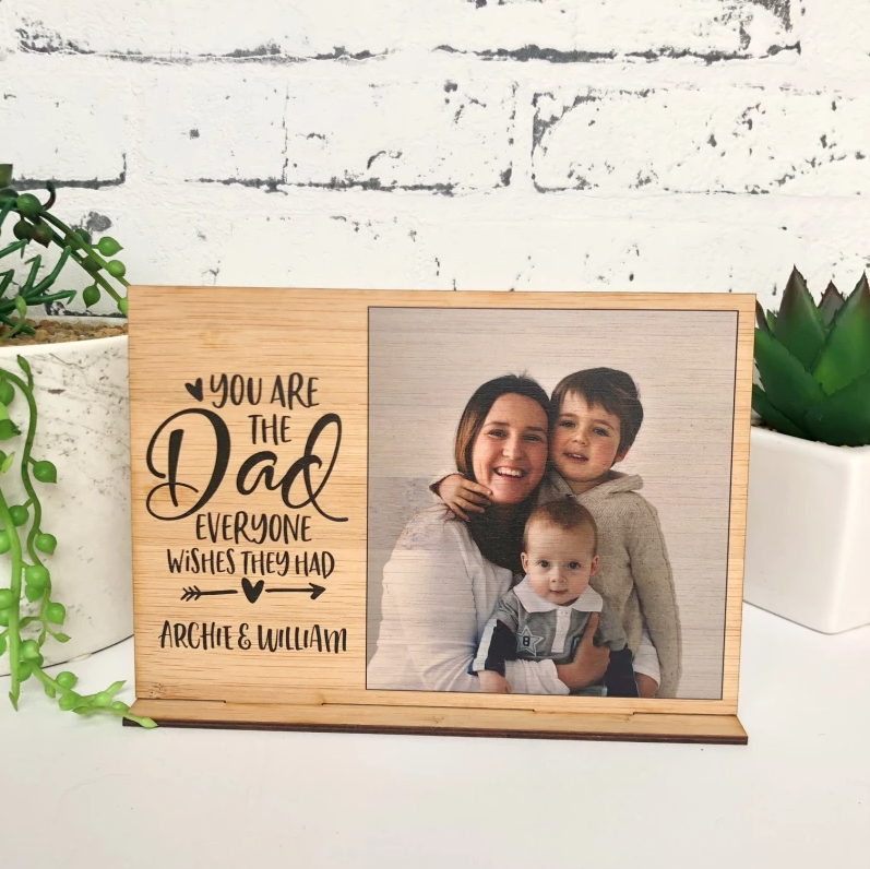 Fathers day gift idea - personalised frame